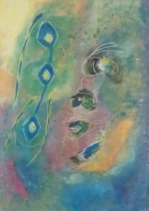 acrylic sur toile 35 x 52 cm 6260 DH