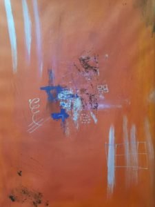 Untitled Acrylic painting 50cm x 70 cm