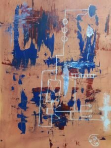 freedom Acrylic painting 50cm x 70 cm
