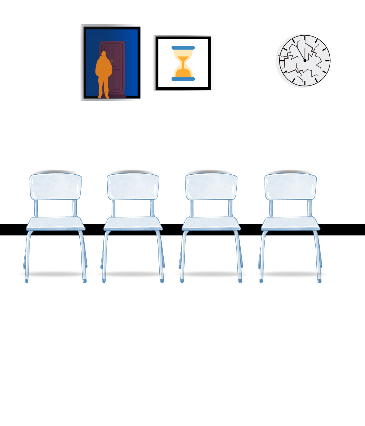 Waiting room Illustration