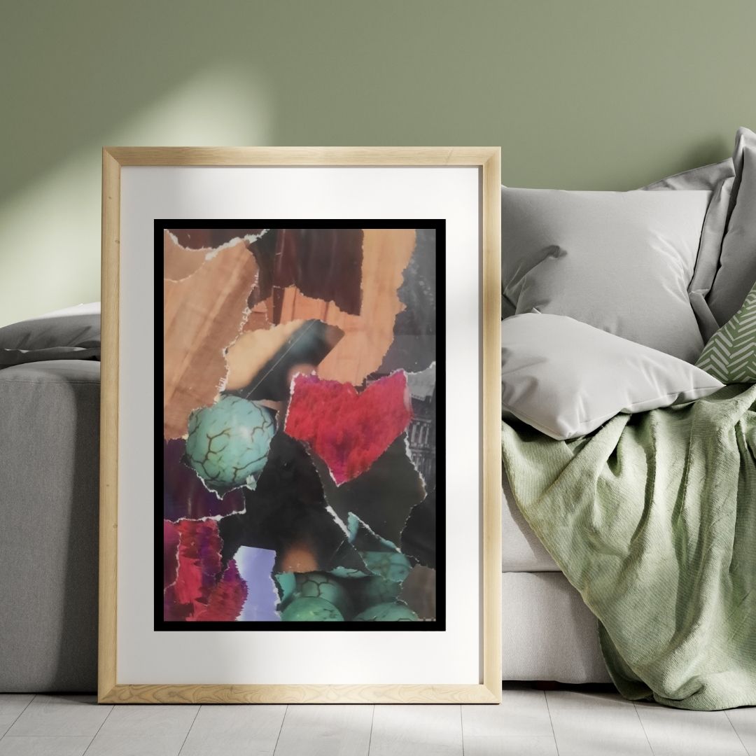 Racines collage Art Print -2025