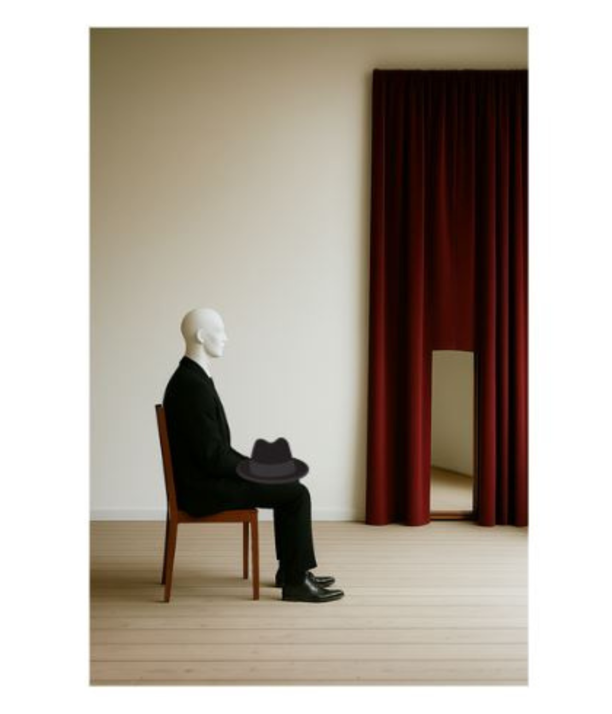 Conceptual minimalist installation