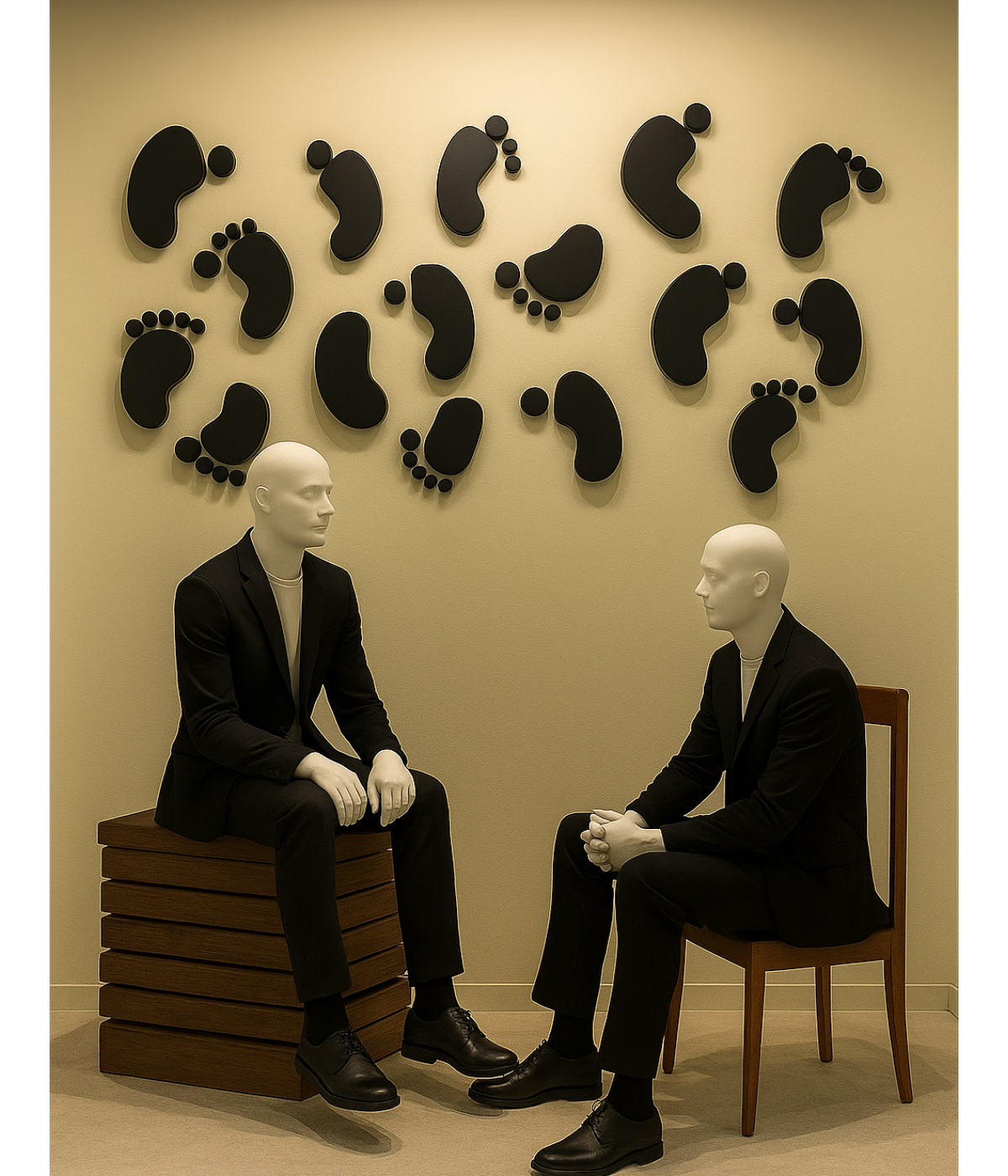 Traces of the past - A Conceptual Installation