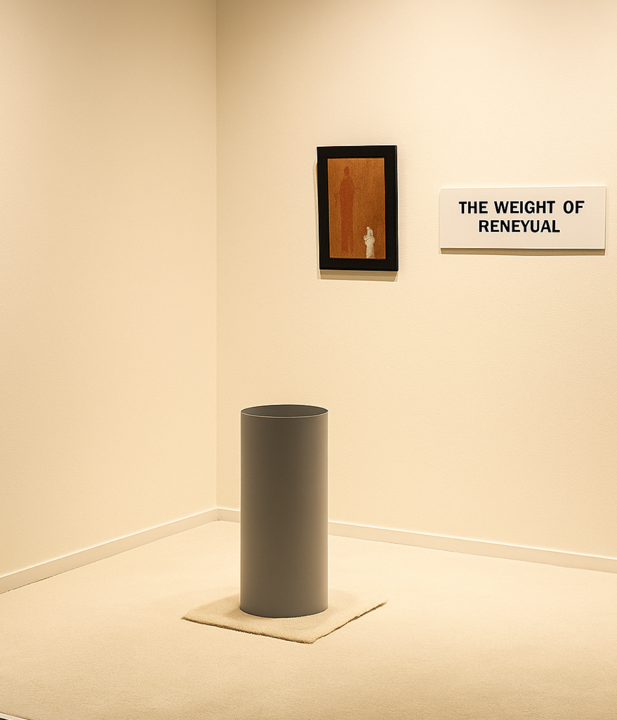 The weight of renew Conceptual Mini Installation